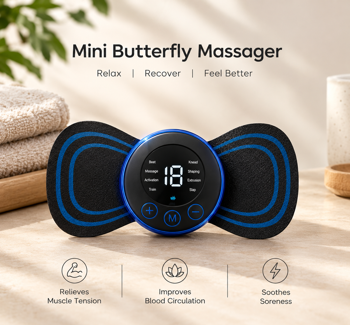 Crimello Mini Butterfly Massager